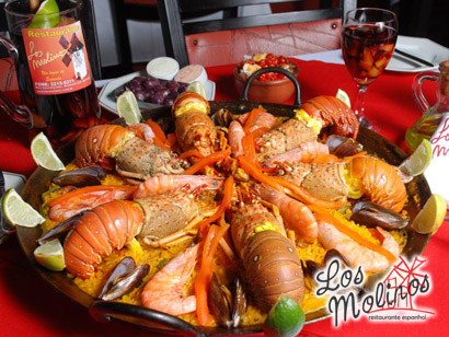 Los Molinos Restaurante <!-- espanhola, massas, peixes, paella, frutos do mar -->
